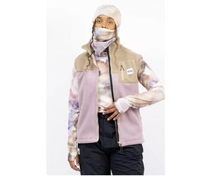 Eivy Lumberjackie Sherpa Vest Sand Faded Woodrose Damen Fleece Weste - S / Sand Faded Woodrose