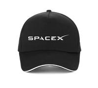 EIWXEFQT Auto Baseballkappe, für Tesla SpaceX Space X Waschbare Baseball Cap Freizeit Cap Individuell verstellbar und leicht abwaschbar,S