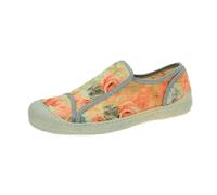Eject Dass Slipper orange Blumen 16221/2 - Größe 39