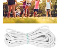 Ejoyous 7 Mm Rundes Elastisches Seil, Weiße Elastische Kordel aus Polypropylenfaser, 10 M, 32,8 Fuß, Starke Dehnbarkeit, Leicht zu Schneiden, Zum Nähen, DIY, Springseil, Stoßfeste Seilverwendung