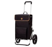 Einkaufstrolley ANDERSEN "Royal Shopper Solva", schwarz, B:50cm H:107cm T:28cm, Polyester, Einkaufskörbe (62790312-0) schwarz