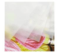 EKalgretrA Kreuzstich Stoff 14CT durchsichtiger Kunststoff-Canvas-Stoff for Kreuzstich Stick Stoffe Baumwolle