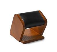 EKalgretrA Uhren Präsentationsständer Hölzerner Uhrenhalter-Schmuckständer T-förmiger Massivholz-Schmuckständer for Uhren-Display-Ring-Organizer(T-style7 Black)