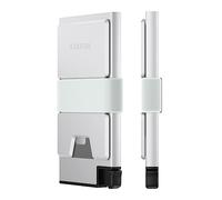 Ekster Aluminum Cardholder Wallet for Men | Metal Wallets with RFID Blocking Layer | Slim & Minimalist Aluminum Wallet with Push Button for Quick Card Access (Silver)