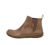 Stiefelette EL NATURALISTA "El Naturalista Stiefelette Leder/Textil", Damen, Gr. 38, grau (stone), Leder, Textil, casual, Schuhe (32407064-38) stone
