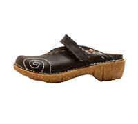 El Naturalista Yggdrasil Damen Clogs in Schwarz, Größe 37