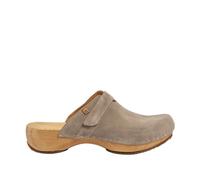 El Naturalista Damen Holz Clogs SHOKUNIN, Frauen Slipper,Holz-Pantoletten,Freizeitschuhe,Schlupfschuhe,schluepfschuhe,Slides,Taupe,41 EU / 7.5 UK