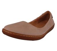 El Naturalista Damen Klassische Ballerinas Coral, Frauen Flats,Halbschuhe,Sommerschuhe,Slipper,Ballerina-Schuhe,Ballet-Flats,Cream,41 EU / 7.5 UK