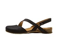 El Naturalista Damen Klassische Sandalen PANGLAO, Frauen Sandalen,bequem,Sommerschuhe,Freizeitschuhe,offene Schuhe,Black,39 EU / 6 UK