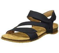 El Naturalista Damen Klassische Sandalen PANGLAO, Frauen Sandalen,yggdrasil,espiral,einlagen,formentera,kuna,koi,gruen,grau,BLACK,40 EU / 7 UK