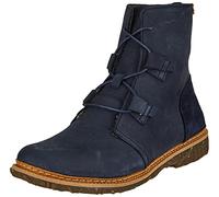 El Naturalista Angkor N5470 Ocean (blau) - ungefütterte Stiefelette - Damenschuhe Modische Stiefelette / Boots, Blau, leder (pleasant), absatzhöhe: 15 mm aus Spanien für Damen, blau, Gr. 37 EU