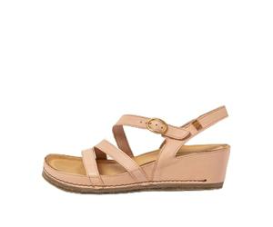 El Naturalista N5855 PICUAL, Schuhe Durchgängies Plateau Sandalen mit Keilabsatz, SALMON,