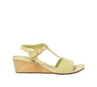 EL Naturalista N853 Gaia, Schuhe Durchgängies Plateau Sandalen mit Keilabsatz, Lime,