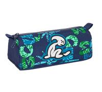 El Niño GLASSY Federmäppchen mit Reißverschluss und Fach, Federmäppchen für Kinder, ideal für Kinder im Schulalter, bequem und vielseitig, Qualität und Widerstandsfähigkeit, 21 x 7 x 8 cm, Marineblau,