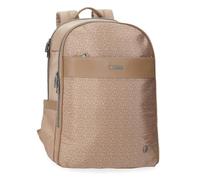 El Potro Luna Rucksack für Laptop, anpassbar an Trolley, 39,6 cm, Beige, 29 x 40 x 11 cm, Polyester mit Kunstlederdetails, 12,76 l von Joumma Bags