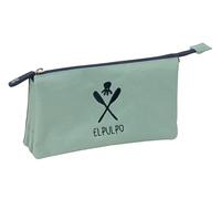 safta El Pulpo Aquamarina Federmäppchen für Kinder, ideal für Kinder im Schulalter, bequem und vielseitig, Qualität und Widerstandsfähigkeit, 22 x 3 x 12 cm