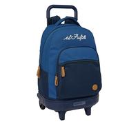Safta El Pulpo 33l Wheeled Backpack Blau Kinder
