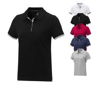 EL38111 Elevate Life Damen Morgan Poloshirt Heather Grey S