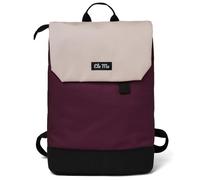 Ela Mo Rucksack Damen - Daypack schön u. durchdacht - Laptop Rucksäcke für Frauen - Anti Diebstahl Tasche für Schule, Uni, Business (Grape)