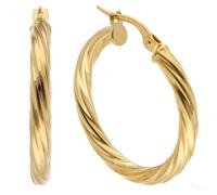 Elaine Firenze 58048 Damen-Ohrringe Creolen 585 / 14 K Gold