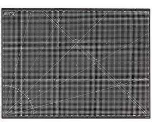 Elan Schneidematte A0 Schwarz, 5-lagige Schneidematte 90x120 Selbstheilend, Bastelunterlage Schnittfest A0, Cutting Mat 90x120, Large Craft Mat