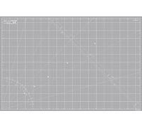 Elan Schneidematte A1 Grau, 5-lagige Schneidematte 60x90 Selbstheilend, Bastelunterlage Schnittfest A1, Cutting Mat 60x90, Schneideunterlage Basteln