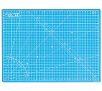 Elan Schneidematte A2 Blau, 5-lagige Schneidematte 45x60 Selbstheilend, Bastelunterlage Schnittfest A2, Cutting Mat 45x60, Schneideunterlage Basteln