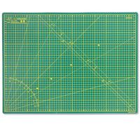Elan Schneidematte A2 Grün, 5-lagige Schneidematte 45x60 Selbstheilend, Bastelunterlage Schnittfest A2, Cutting Mat 45x60, Schneideunterlage Basteln