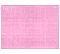 Elan Schneidematte A2 Rosa, 5-lagige Schneidematte 45x60 Selbstheilend, Bastelunterlage Schnittfest A2, Cutting Mat 45x60, Schneideunterlage Basteln