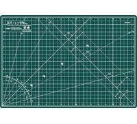 Elan Schneidematte A3 Grün, 5-lagige Schneidematte 12x18 Selbstheilend, Bastelunterlage Schnittfest A3, Cutting Mat 12x18, Schneideunterlage Basteln