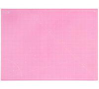 Elan Selbstheilende Schneidematte A0 Rosa, Bastelunterlage Schnittfest | 3mm 5-lagige Schneidematte 90x120 Selbstheilend, mit Recyceltem PVC, Schnittfest, Beidseitig mit CM-Raster: Rosa & Lila