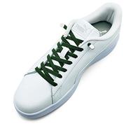 ELANOX elastische Schnürsenkel ohne Binden I 4 Stück für 2 Paar Schuhe, mit stylischen Enden, Schuhbänder ohne Binden Schnellverschluss, Gummi-Schnürsenkel, für Erwachsene & Kinder (army grün)