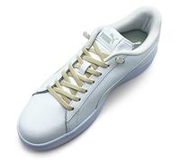 ELANOX elastische Schnürsenkel ohne Binden I 4 Stück für 2 Paar Schuhe, mit stylischen Enden, Schuhbänder ohne Binden Schnellverschluss, Gummi-Schnürsenkel, für Erwachsene & Kinder (beige)