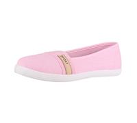 Elara Damen Ballerina Flache Bequeme Slipper Chunkyrayan BD1412 Rosa-38