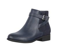 Elara Damen Stiefelette Chelsea Ankle Boots Chunkyrayan C298-Navy New-38