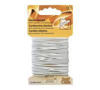 Elastic-Kordel 1,5 mm x 6 m weiß