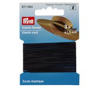 Prym Elastic-Kordel 1,5 mm, 3 m, schwarz
