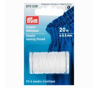 Prym Elastic-Nähfaden 0,5 mm weiß 20 m (0,74 € pro 1 m)