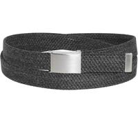 Elastik Gürtel für Damen und Herren 30 mm mit Klappschnalle jeans schwarz, One Size