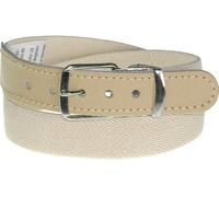 Elastik-Gürtel für Kinder in vielen Uni-Farben creme, 65