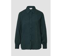 Elastisch Strukturbluse mit Raffung am Rücken 36 Blau 2170024.6933.36