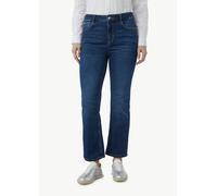 Elastische Ankle-Jeans mit Flared Leg blau 40