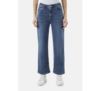 Comma Elastische Ankle-Jeans mit Straight Leg