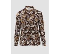 Elastische Hemdbluse aus Jersey 44 braun|mehrfarbig 2175624.89A2.44