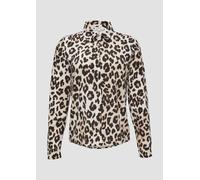 Elastische Hemdbluse aus Jersey 46 creme|mehrfarbig 2150564.02A7.46