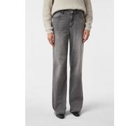 Elastische Jeans mit weitem Bein grau 36/LONG