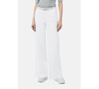 Elastische Jeans mit Wide Leg weiß 36/REG