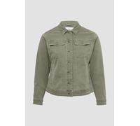Elastische Jeansjacke mit seitlichen Eingrifftaschen 48 grün 2168476.73Z8.48