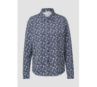 Elastische Jerseybluse mit All-over-Print 38 blau 2175333.55B0.38