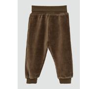 Elastische Jogpants in Cordoptik mit Umschlagbund 80 braun 2153580.8810.80